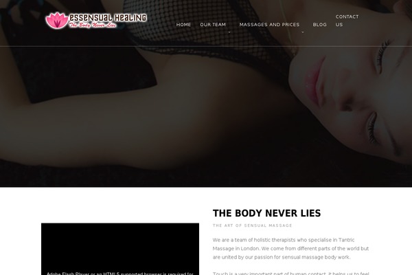 Proxima theme site design template sample
