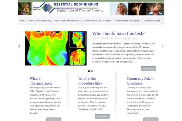 Minimal theme site design template sample