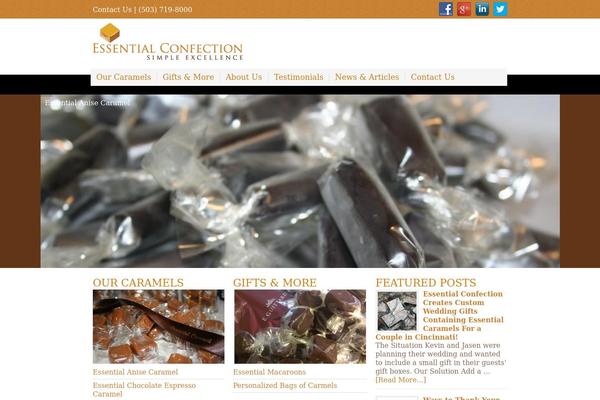 Metric theme site design template sample