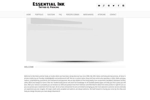 Nova theme site design template sample