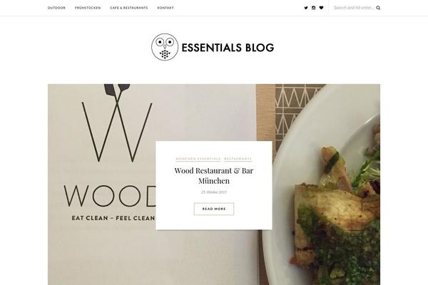 Rosemary theme site design template sample