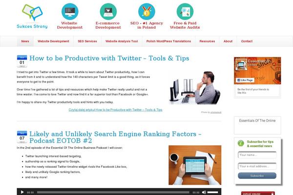 Stardust theme site design template sample
