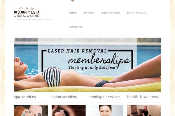 essentialsspa.com site used Theme46074