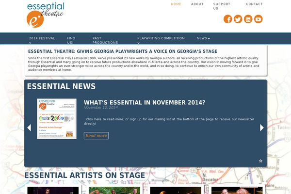 essentialtheatre.com site used Dsquark