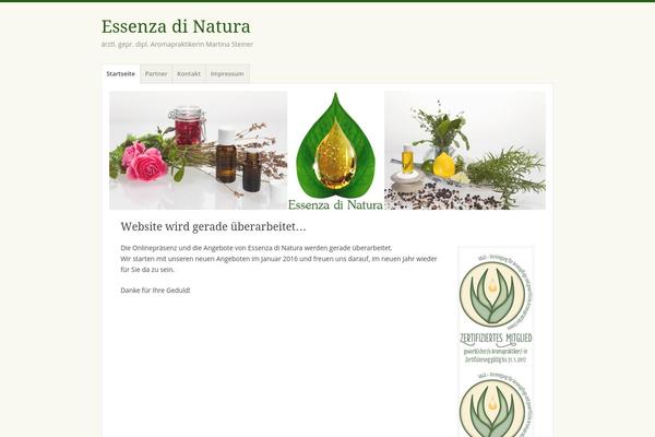 Misty Lake theme site design template sample