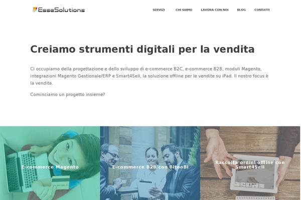 Jupiter theme site design template sample