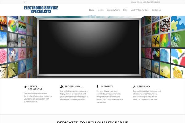Enfold theme site design template sample