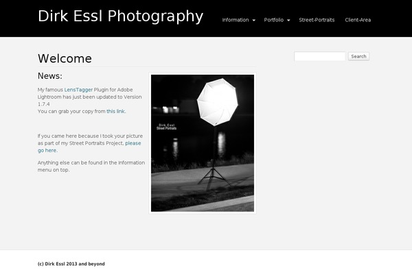 Portfolio Press theme site design template sample