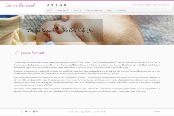essurereversal.com site used Customizr