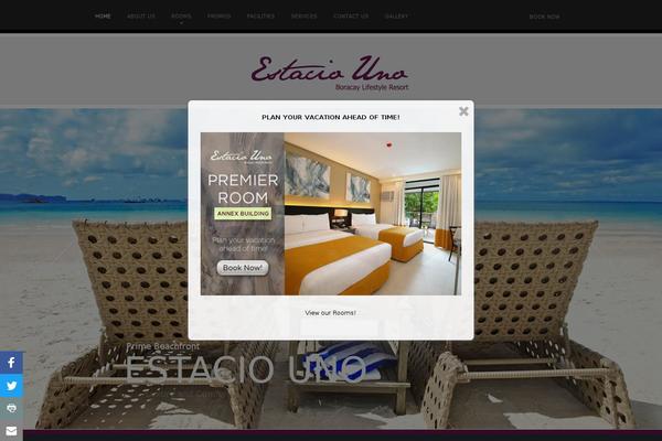 Albergo theme site design template sample