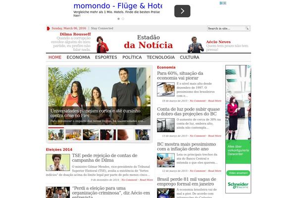 Advanced Newspaper theme site design template sample