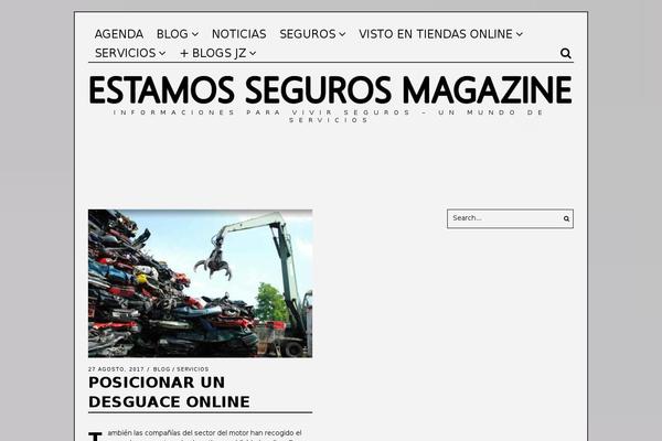 The Fox theme site design template sample