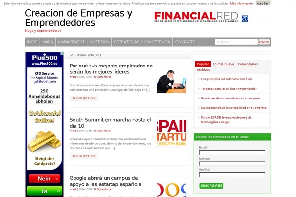 Financialred theme site design template sample