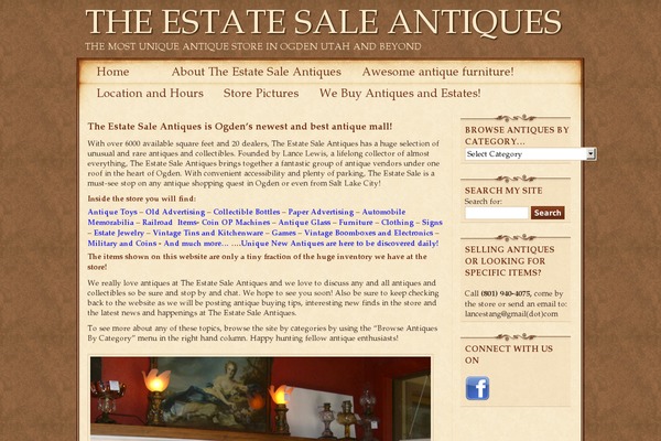 Aesthete theme site design template sample