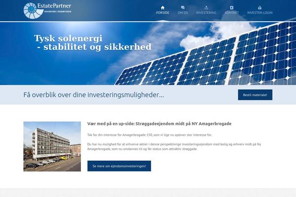 Aeron theme site design template sample