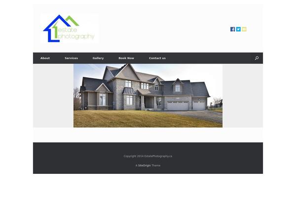Vantage theme site design template sample