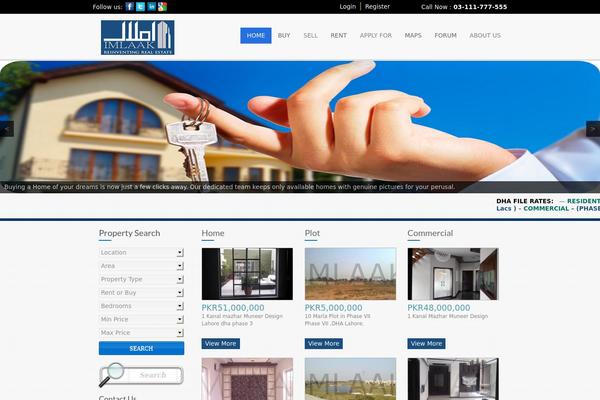 Wprealpro theme site design template sample