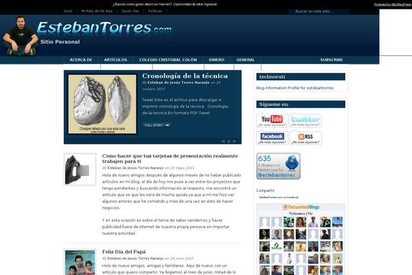 estebantorres.com site used Hybrid