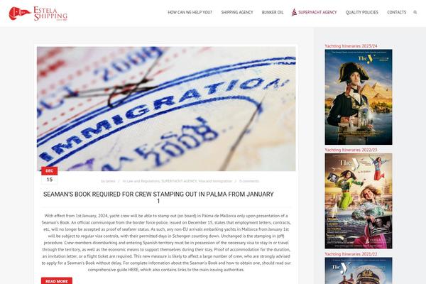 Oyster theme site design template sample