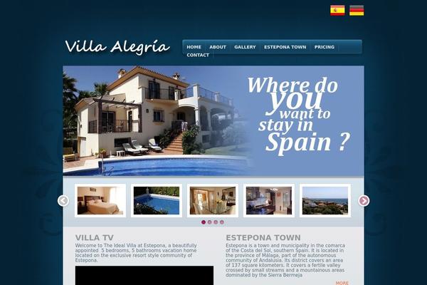 esteponaluxuryvilla.com site used Alegria