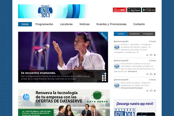 estereoazul.com site used Gonzo_1.9.3