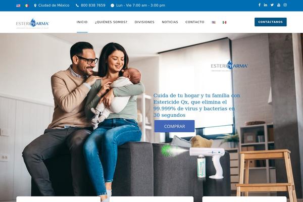 Mediz theme site design template sample