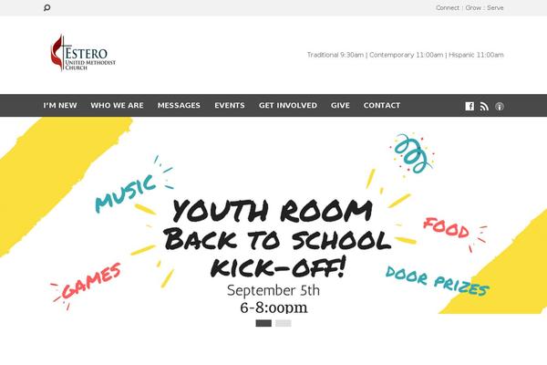 Exodus theme site design template sample