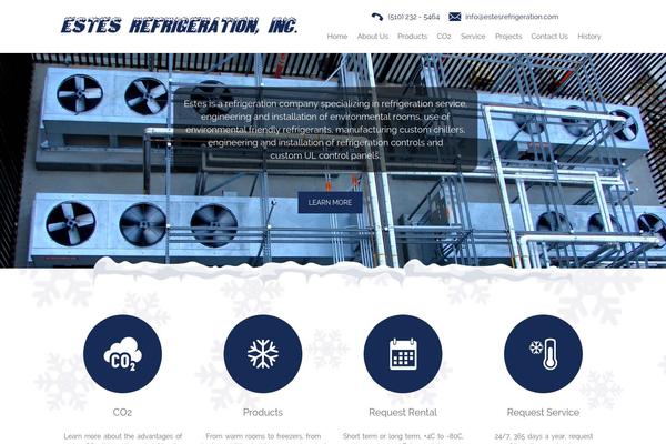 estesrefrigeration.com site used Estes
