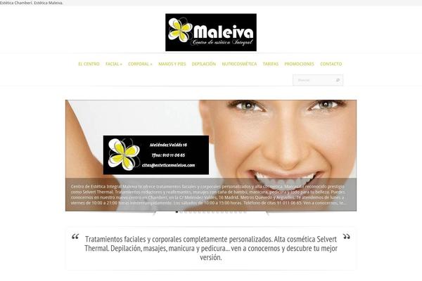 Evolution theme site design template sample