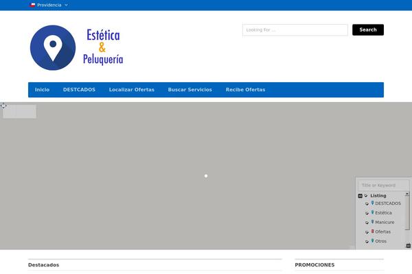 Directory theme site design template sample