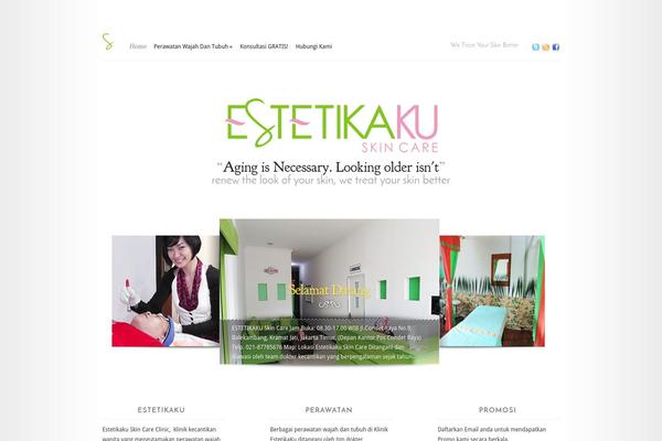 Modest theme site design template sample