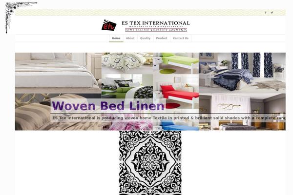 InterStellar theme site design template sample