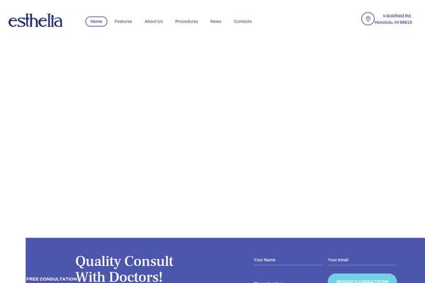 esthelia.com site used Renewal