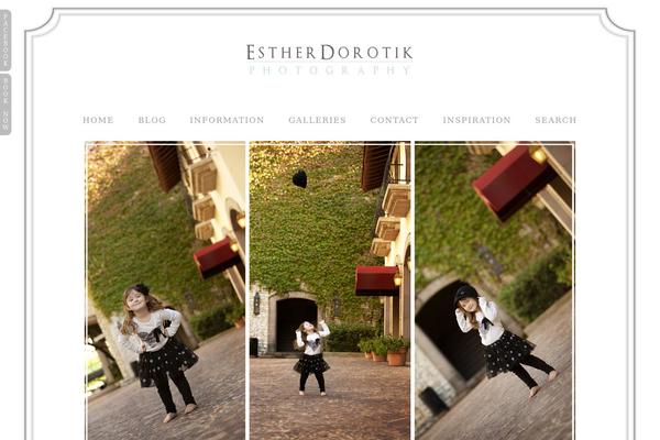 Prophoto4 theme site design template sample