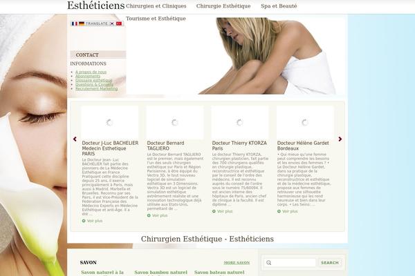 estheticiens.com site used Theme1269