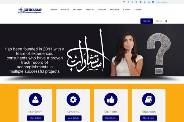 Alterna1 theme site design template sample