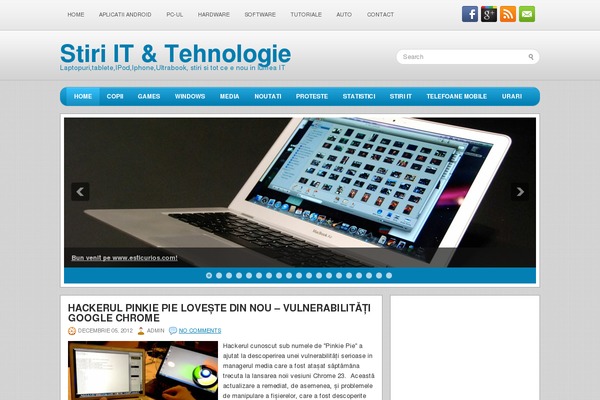 esticurios.com site used Techzine