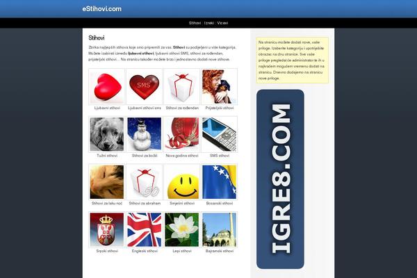 ColdBlue theme site design template sample