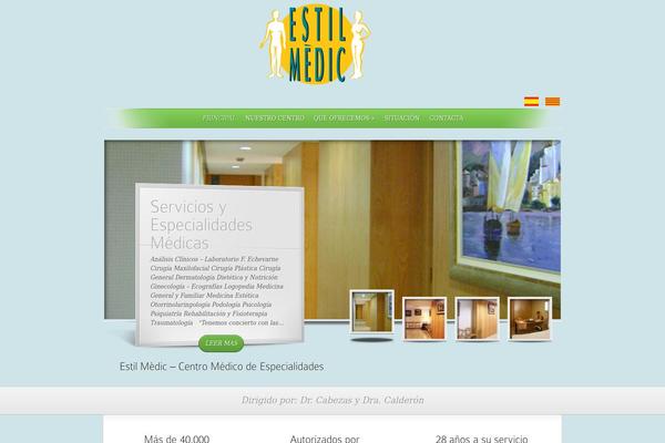 SimplePress theme site design template sample