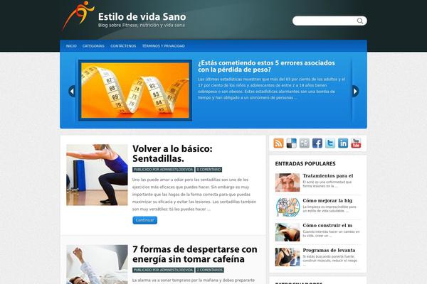 Calypso theme site design template sample
