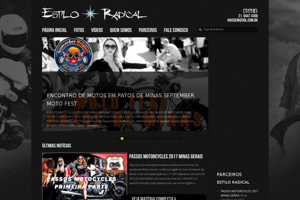 GamePress theme site design template sample