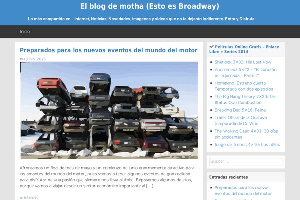 estoesbroadway.es site used FlatBox