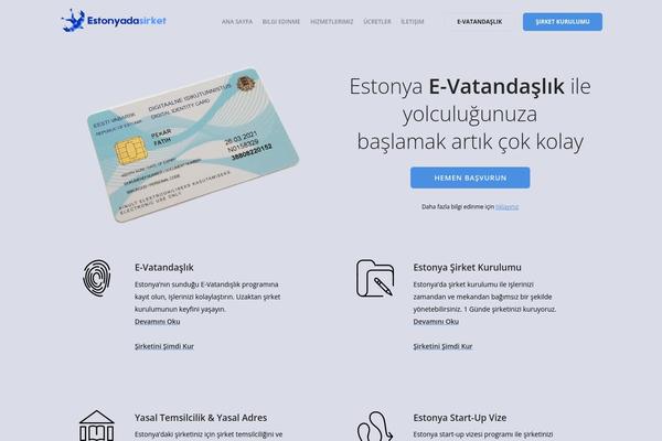Stack theme site design template sample