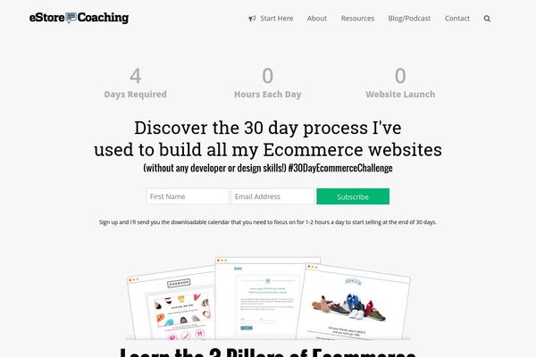 Total theme site design template sample