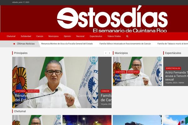 NewsCard theme site design template sample
