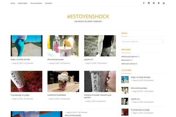 Snaps theme site design template sample