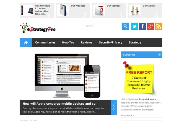 Metro theme site design template sample