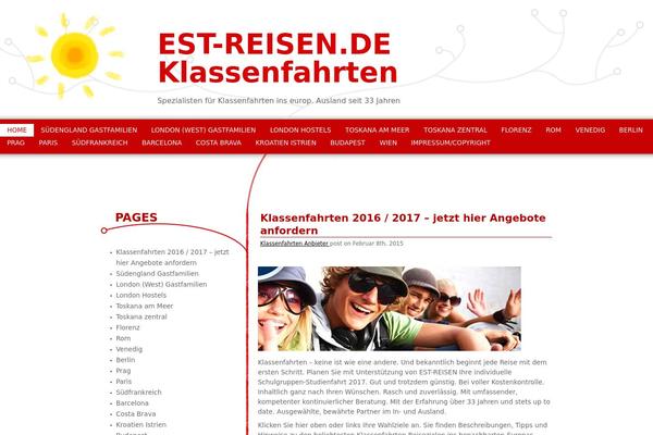 WarmWinter theme site design template sample