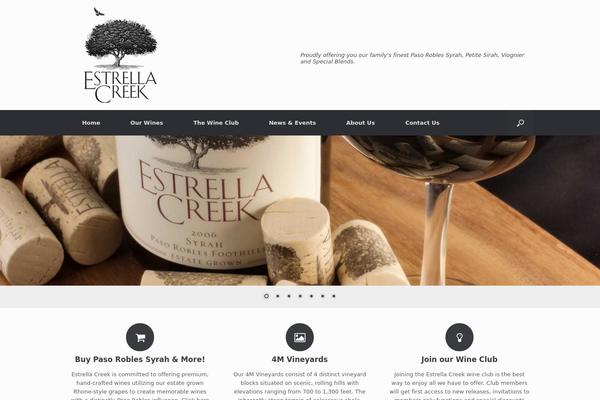 Vantage theme site design template sample