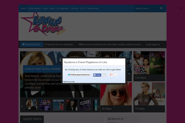 estrellasycicatrices.com site used NewsZone